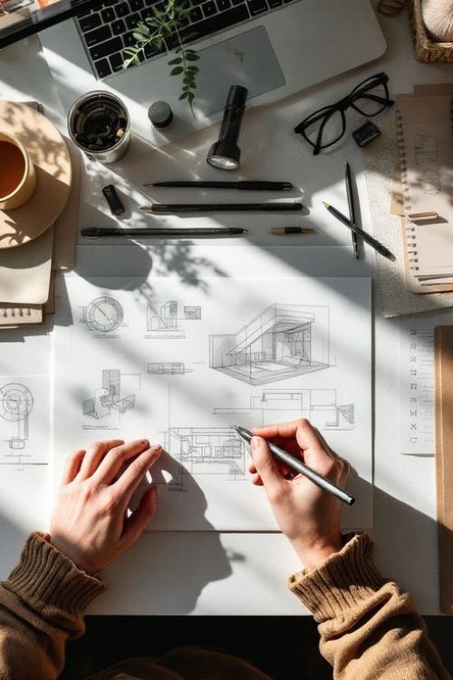#Workspace Design #Flow_ Hands carefully craft… (1)